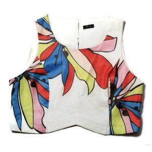 Cropped Floral Top